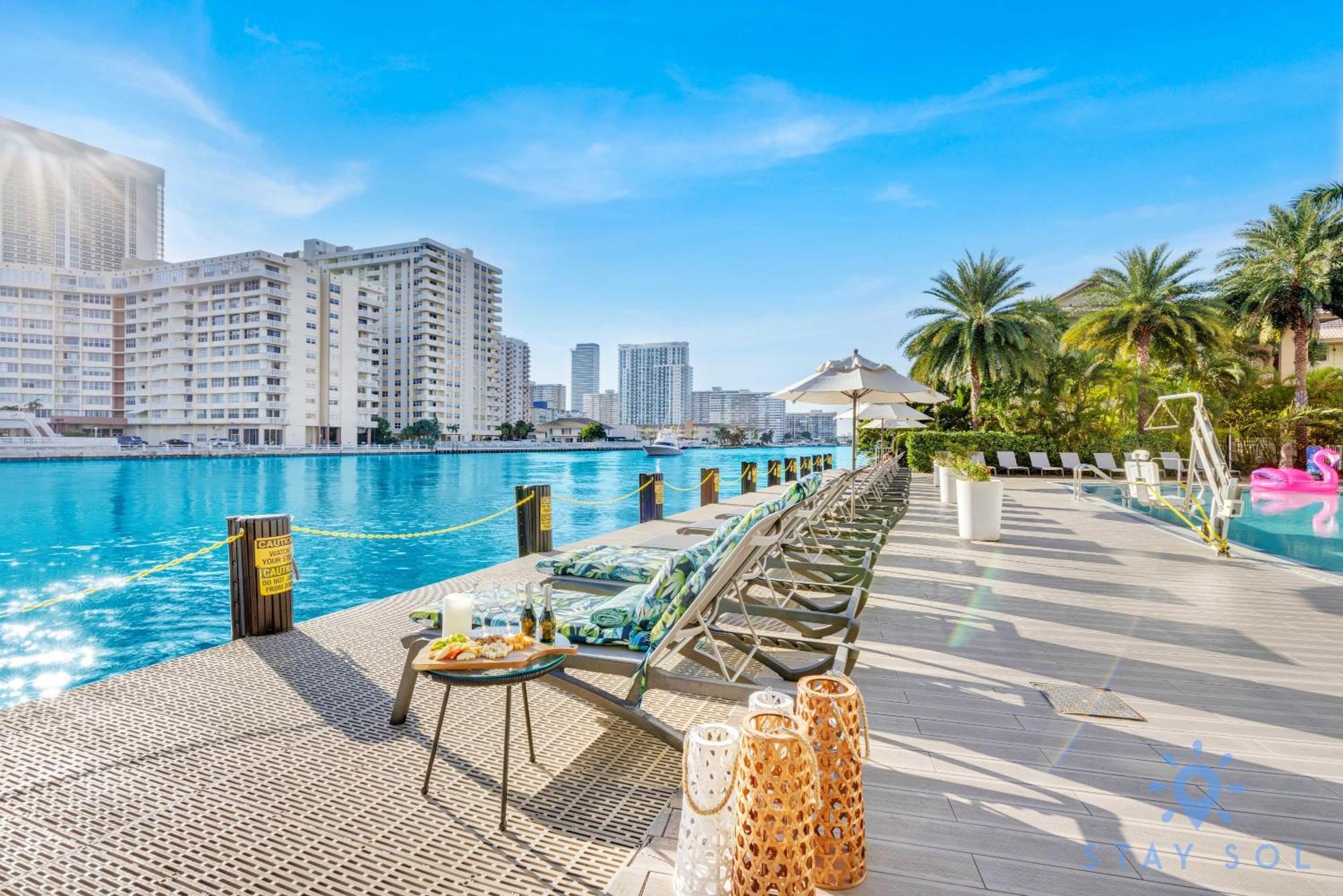 Modern Resort Apartment With Balcony Pool Gym Галландейл-Біч Екстер'єр фото